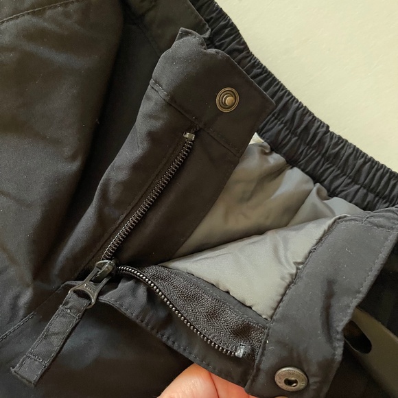 Lands End Squall Black Ski Snow Pants Sz 4 Unisex - Picture 9 of 16